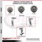 Service Caster 4 Inch Thermoplastic Rubber Caster Set with Ball Bearings 2 Brakes 2 Rigid SCC-20S420-TPRBF-TLB-2-R-2 - alternate 4